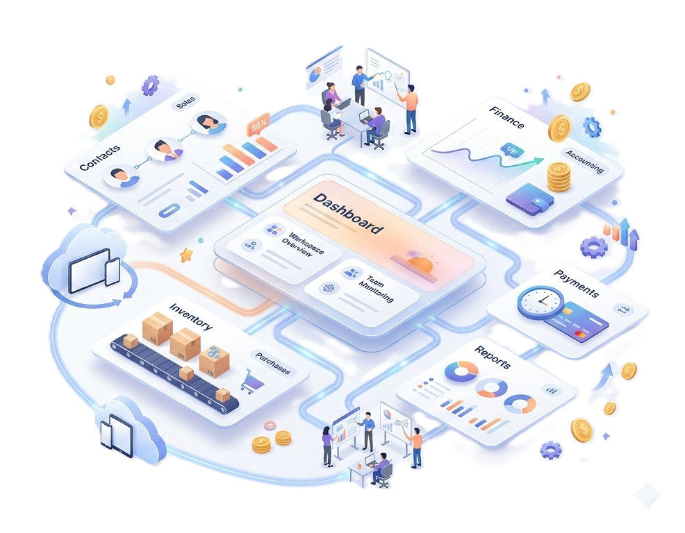 Ilustrasi ekosistem platform Meetra
